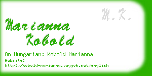 marianna kobold business card